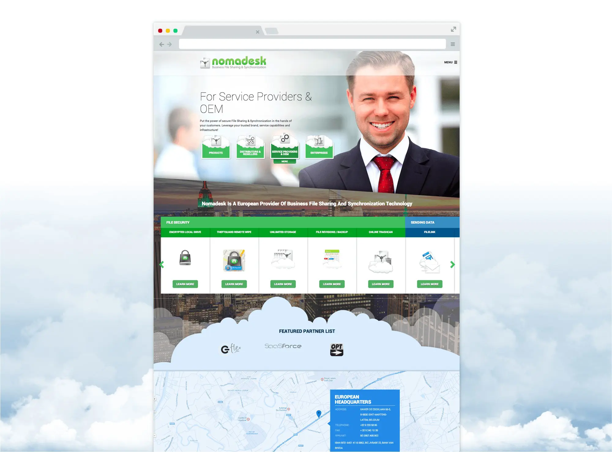 Fahrenheit Marketing Portfolio Page