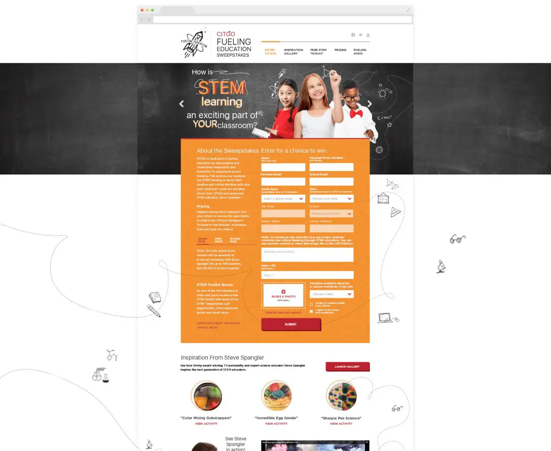 Fahrenheit Marketing Portfolio Page