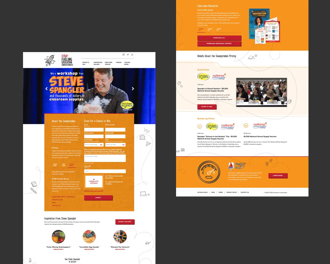 Fahrenheit Marketing Portfolio Page