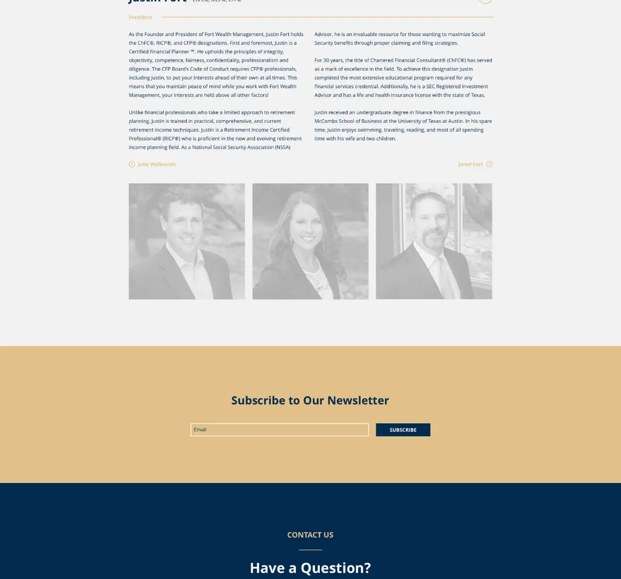 Fahrenheit Marketing Portfolio Page