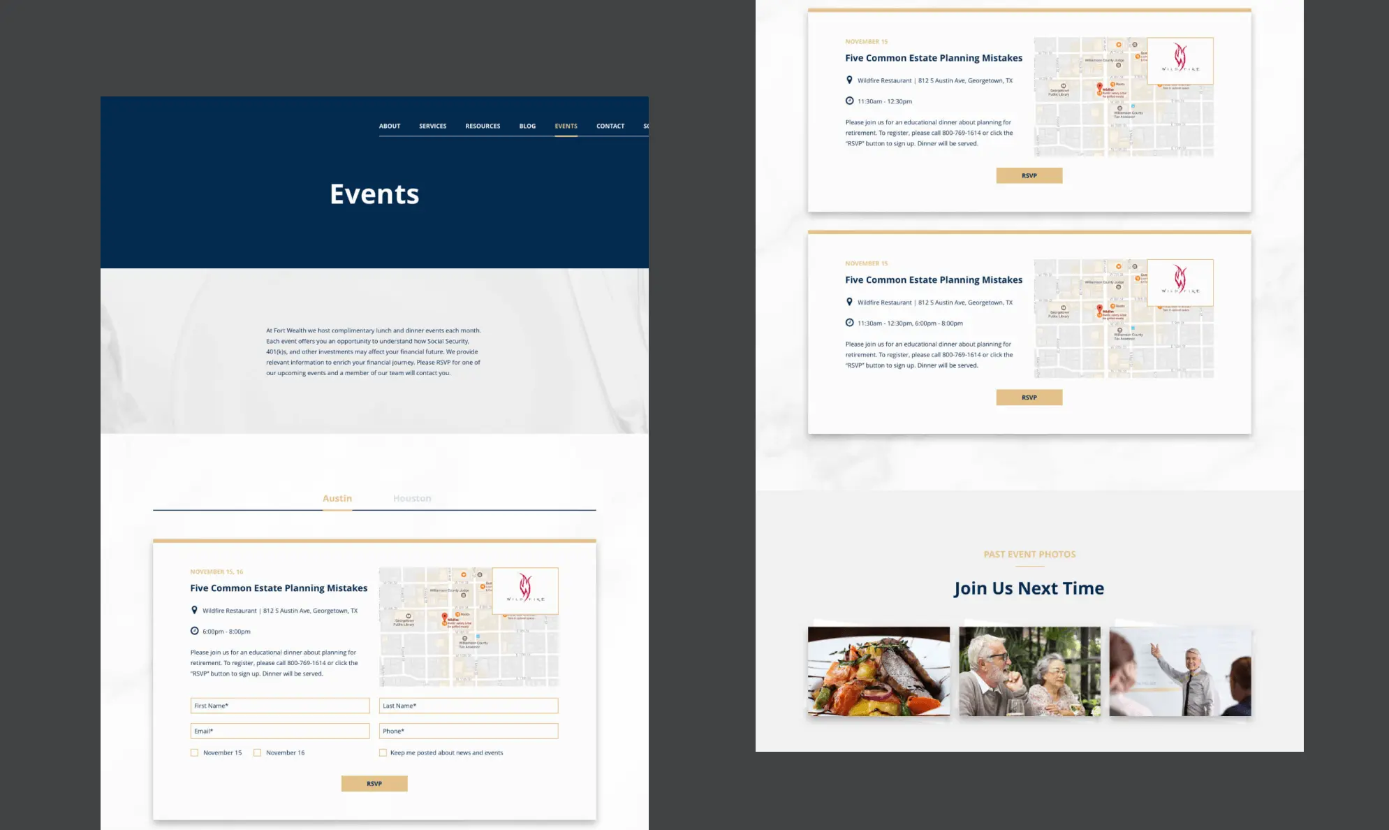 Fahrenheit Marketing Portfolio Page