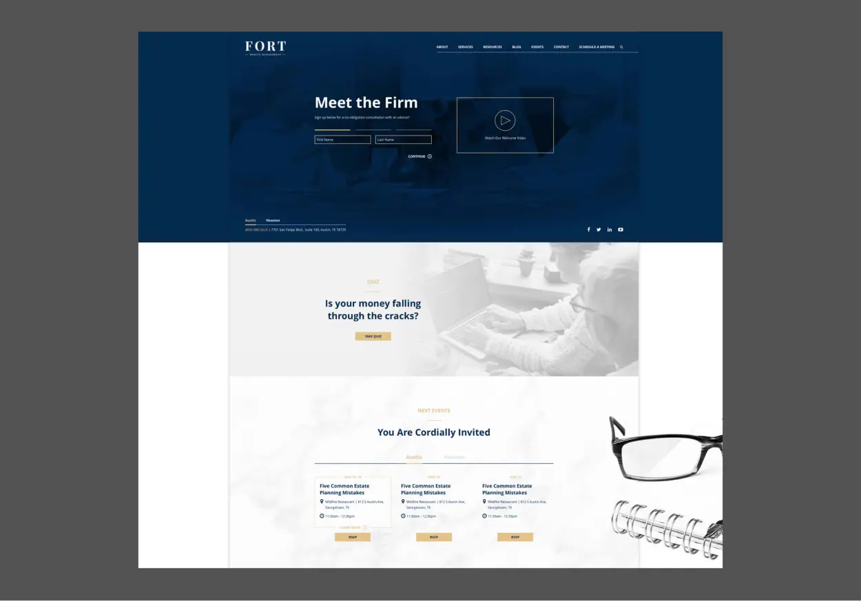 Fahrenheit Marketing Portfolio Page