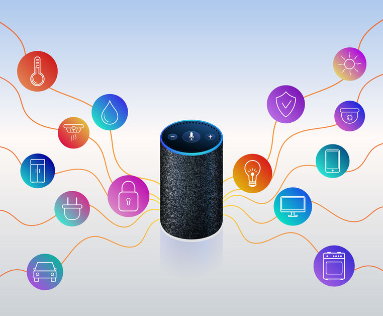 Amazon Echo, Smart Speaker, Voice Recognition Device to Search Key Terms, Personalization of User Experience
