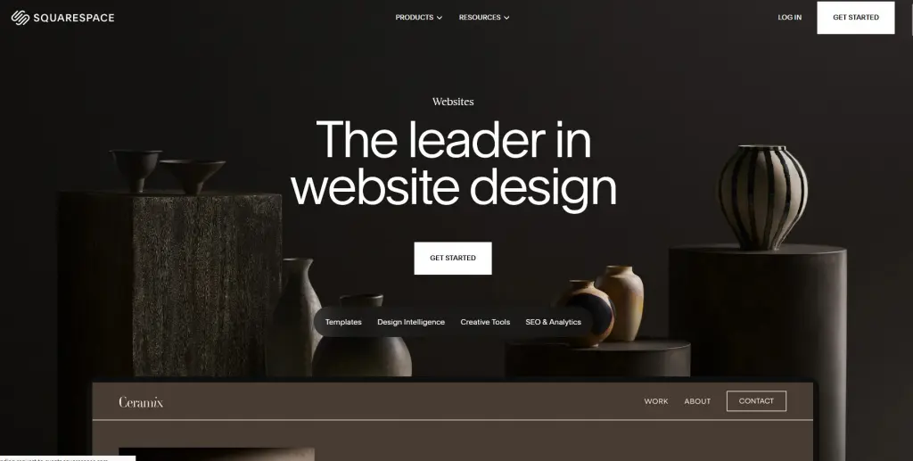 Squarespace website builder