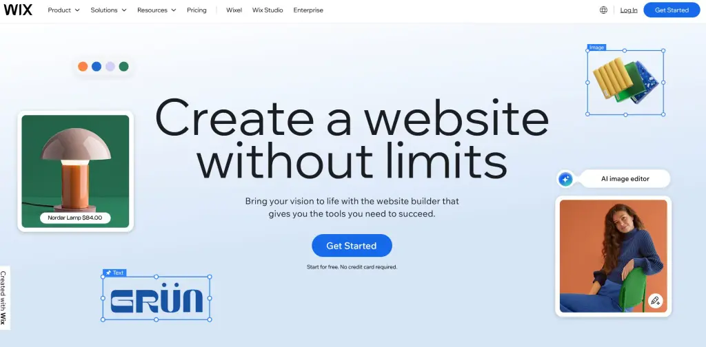 Wix website builder