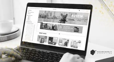 Healthy pet austin branded homepage