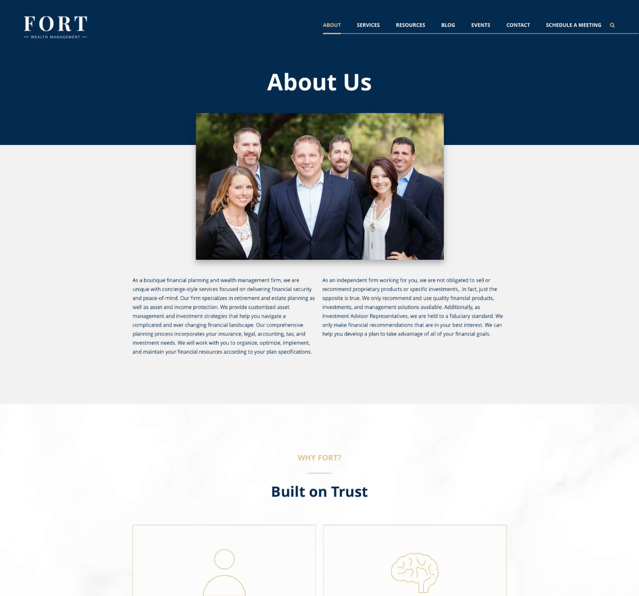 Fahrenheit Marketing Portfolio Page