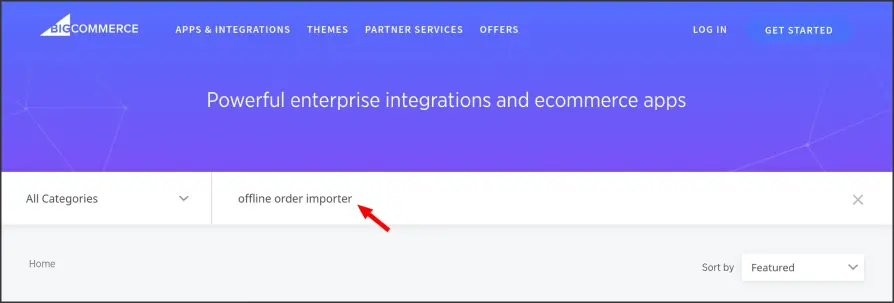 Fahrenheit Marketing Offline Order Page
