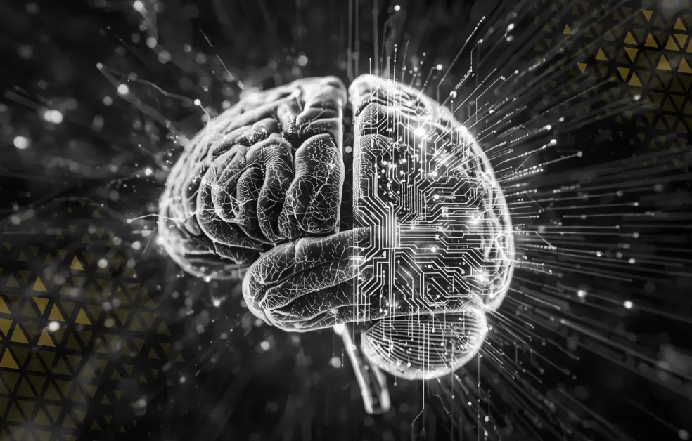 A digital brain acting like a data center