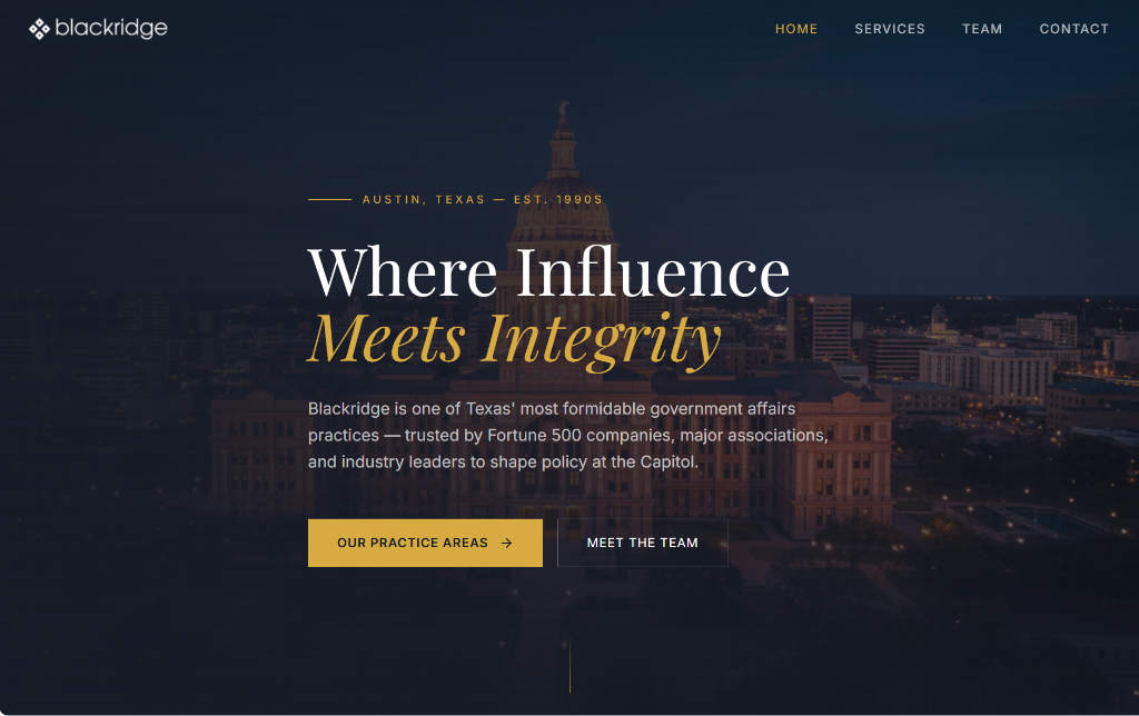 Blackridge Government Affairs
